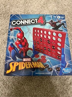 Hasbro Spider-Man Connect 4 Game - Red & Blue